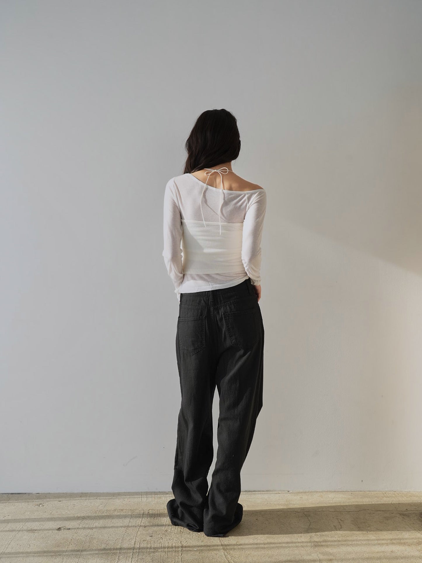 sheer layered top