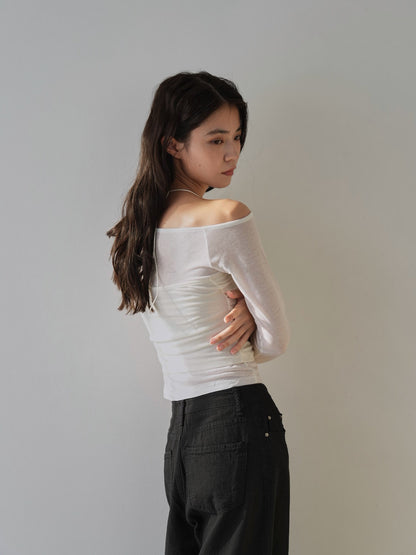 sheer layered top