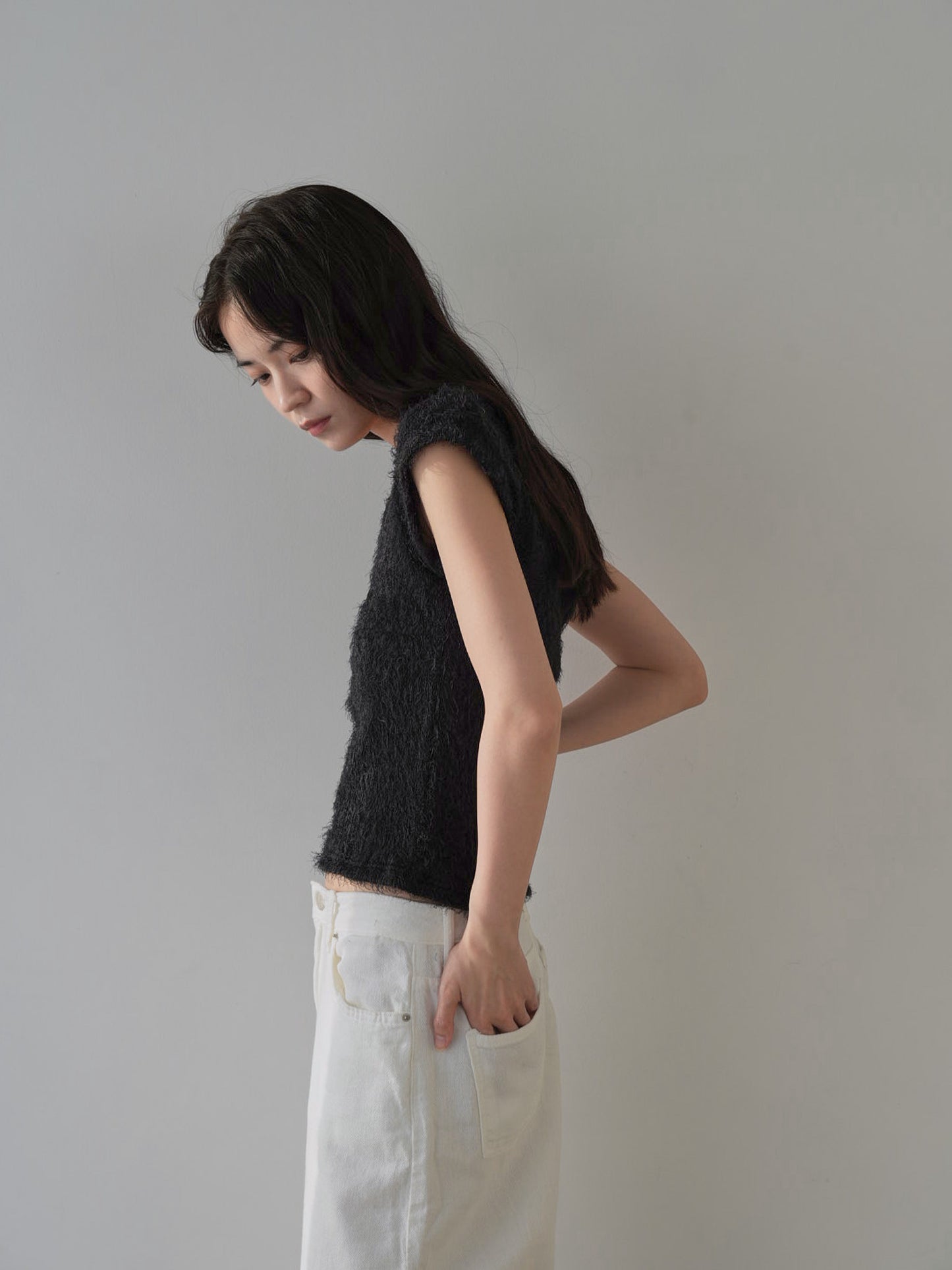 shaggy half tee