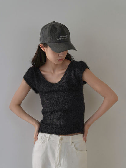 shaggy half tee
