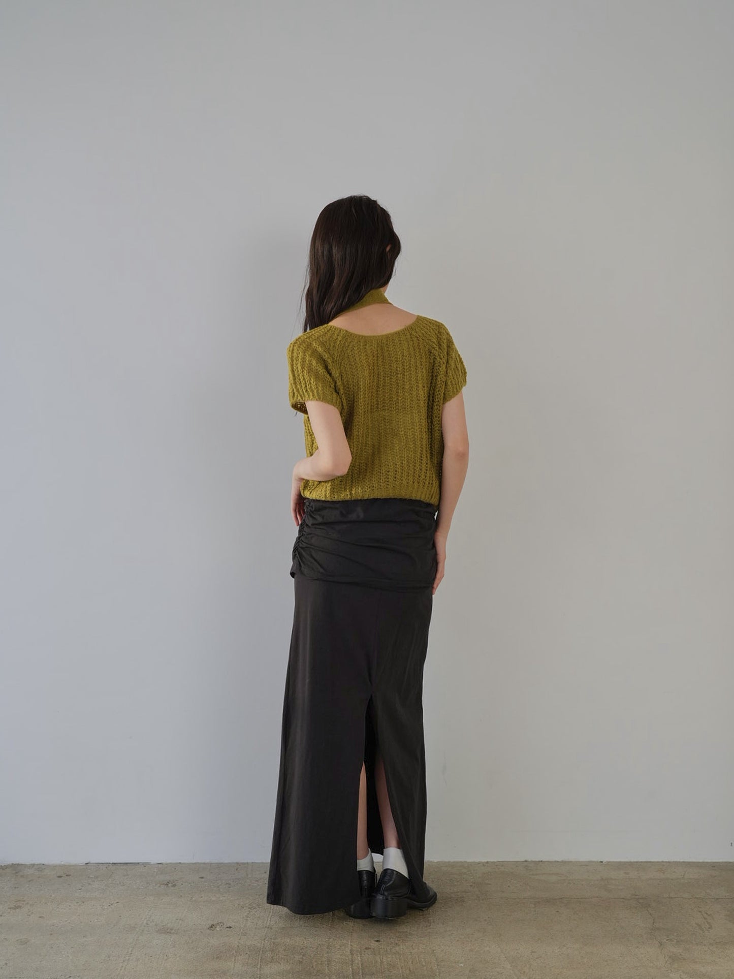 mohair knit tie tops