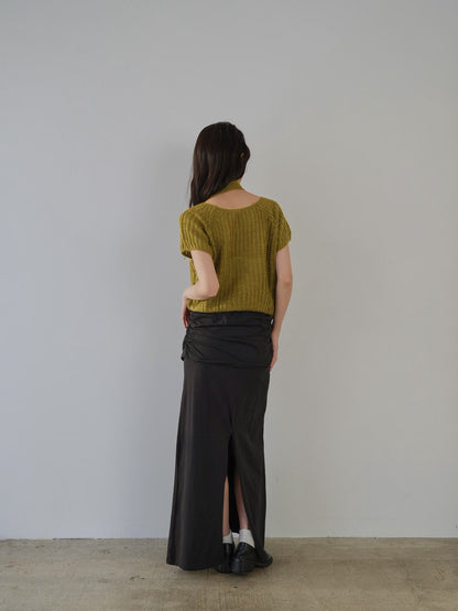 mohair knit tie tops