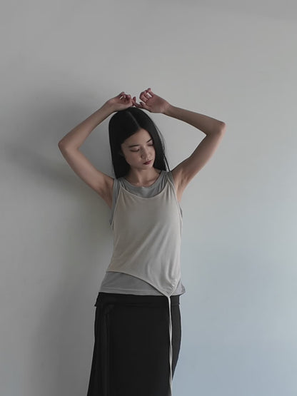 layered tank top