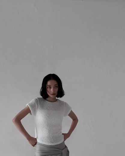 boucle mini tee