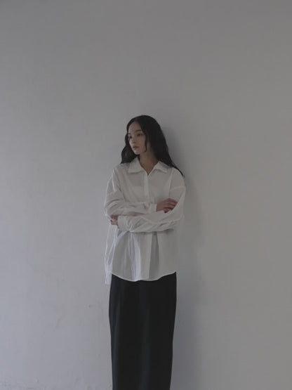 shirring nylon shirt