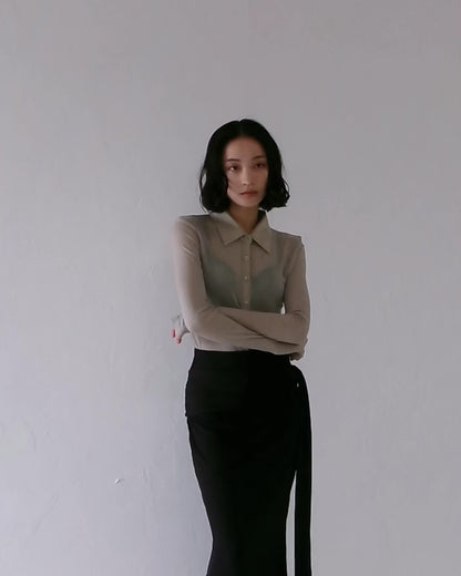sheer tight shirt